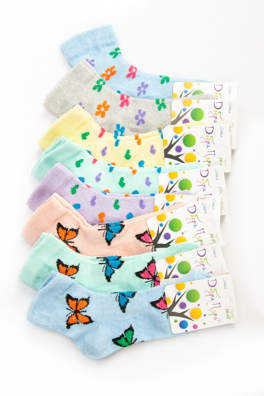 Шкарпетки для дівчинки сітка (літо)